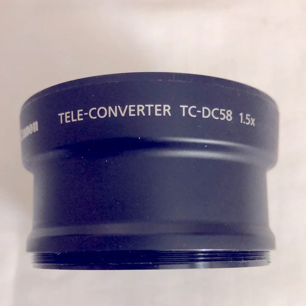 Canon TC-DC58 Tele-Converter & WC-DC58 Wide Converter Lenses for PowerShot G2